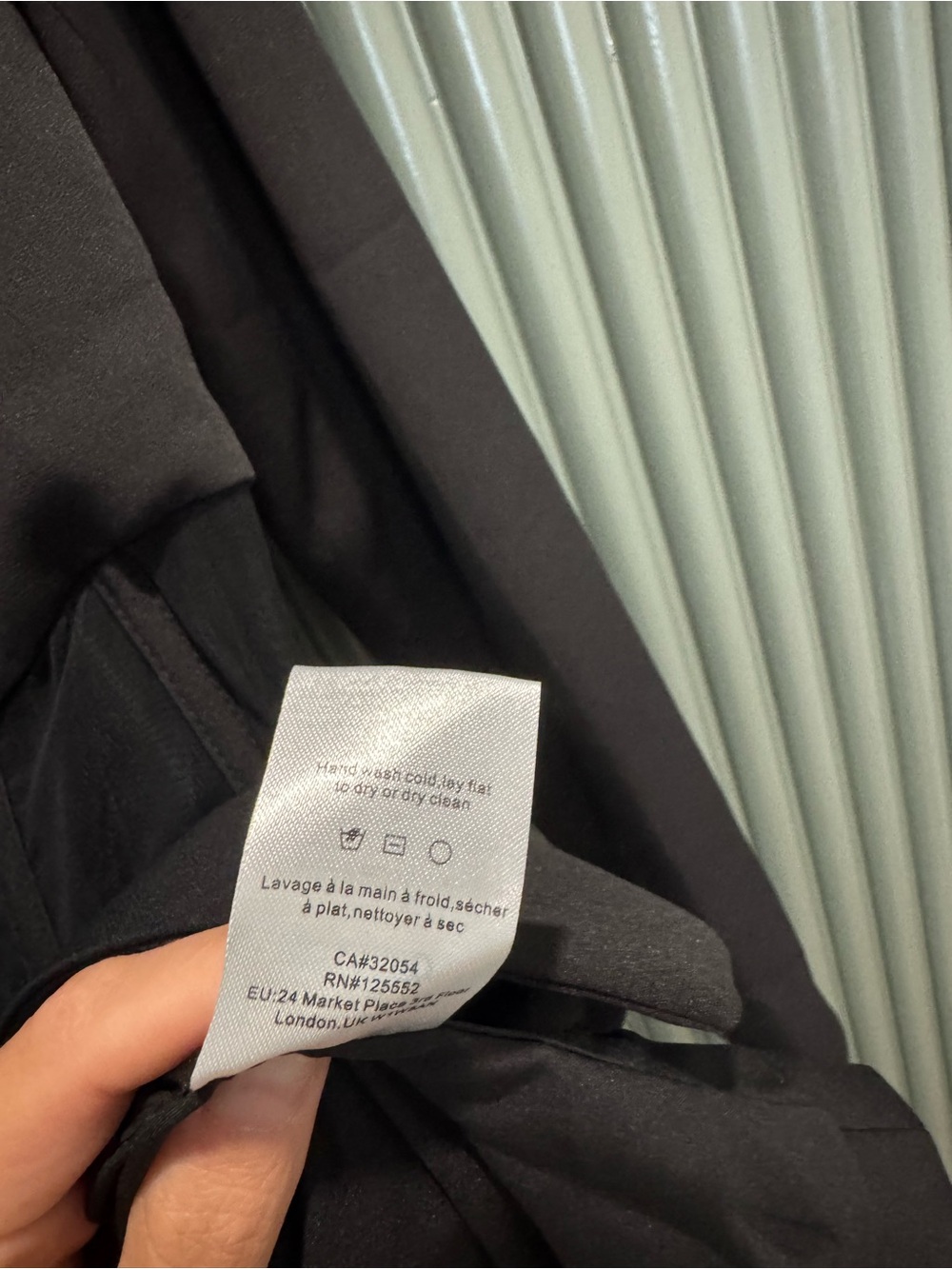 Black Women's Tailored Corset-Waist Blazer - Picture 6 of 6